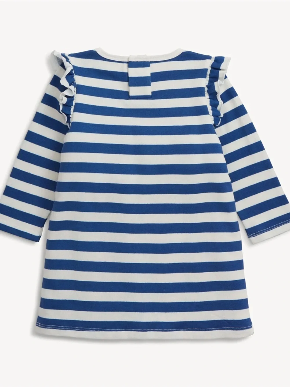 NWT Magnetic Me Peek-A-Pocket Striped Cotton Terry Heart Long Sleeve Dress 3T
